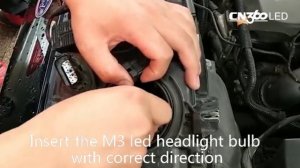 How to install M3 H7 LED Headlight