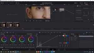 Как убрать блики или засветы на коже в видео / Ретушь видео в Davinci Resolve