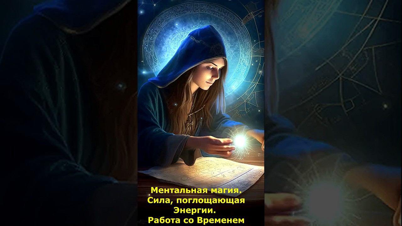 Ментальная магия. Сила, поглощающая Энергии. Работа со Временем #ментальная #сила #энергия #магия