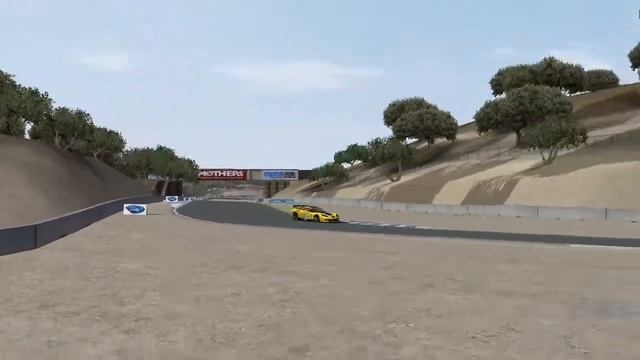 Corvette C6R GT1 at Laguna Seca - rFactor Endurance Mod HD смотреть онлайн