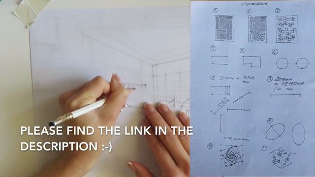 ✍?Interior sketching: why to use draft and finish in your marker drawings смотреть онлайн