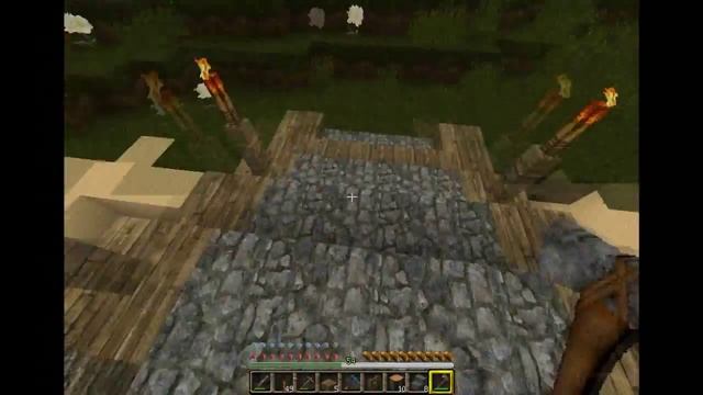 Как построить красивый мост в MINECRAFT #2 смотреть онлайн