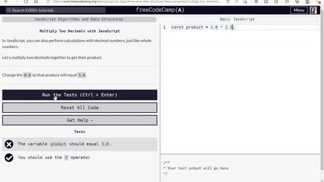 Basic JavaScript - Basic Math Operators and Compound Assignment