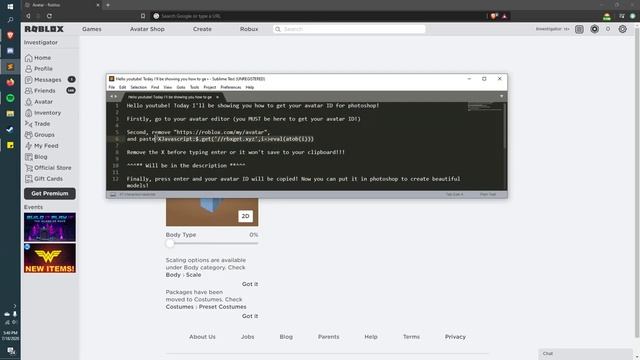 How-To: Get ROBLOX Character Decal ID смотреть онлайн