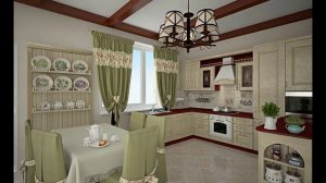 КУХНЯ И СТОЛОВАЯ В СТИЛЕ ПРОВАНС.