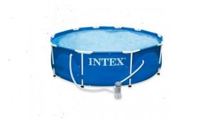 Бассейн каркасный Metal Frame, 305х76см, 4485л, фильтр-насос (Intex) обзор 28202