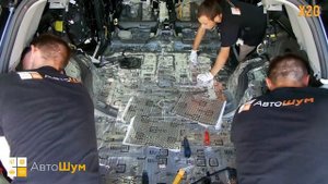 Шумоизоляция багажника с арками Kia Sorento Prime в уровне Премиум. АвтоШум.