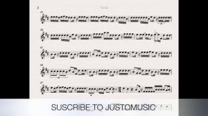 DESPACITO SHEET MUSIC VIOLIN WITH PLAY ALONG