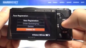 How to Delete All Registered Faces on SONY Alpha A5000 - Clear Face Recognition Data on SONY Alpha