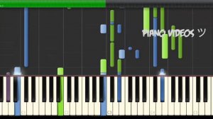 Hijo de la Luna - Mecano Piano Tutorial - Piano videos ツ