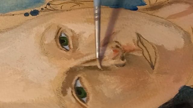 Герасев Портрет // Акриловыми Красками смотреть онлайн