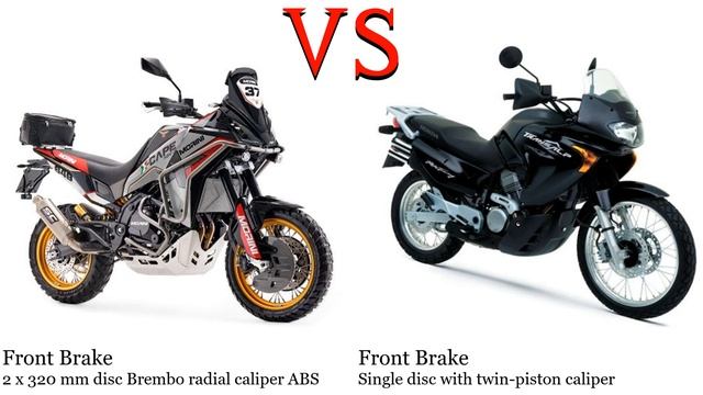 Moto Morini X Cape 650 vs Honda XL 650 Transalp Test specification comparison