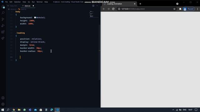 Awesome loading animation using html & css смотреть онлайн