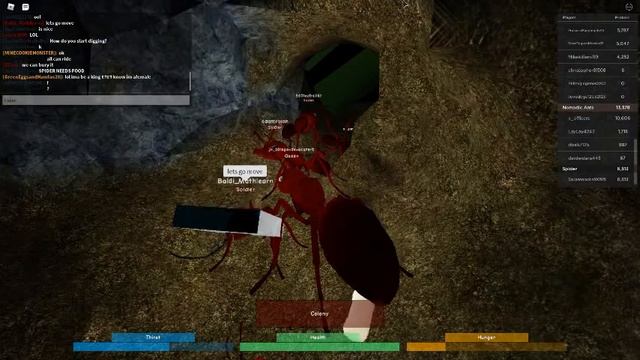 Being a fire ant queen in Roblox ant life! смотреть онлайн