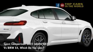 Specs Comparison 2022 Infiniti QX55 Vs BMW X4, Which Do You Love?