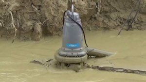 Демонстрация работы шламового насоса Flygt H 5000