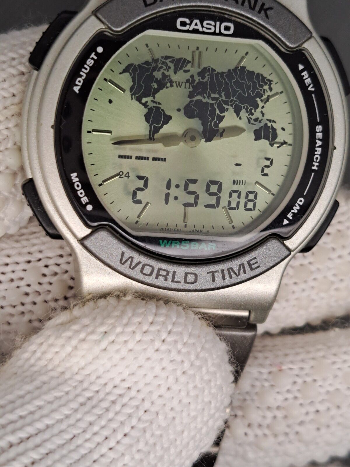 Часы Casio ABX-53U-1E Мужские винтажные часы-произведены в Корее-1995-год