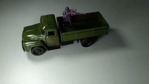 ЗИЛ 130 игрушка военный борт - 19 см