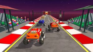 гонки на монстр траках для детей/monster truck racing for kids