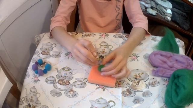 Валяние. Знакомство с техниками валяния.