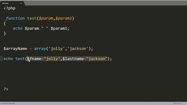 Function in php