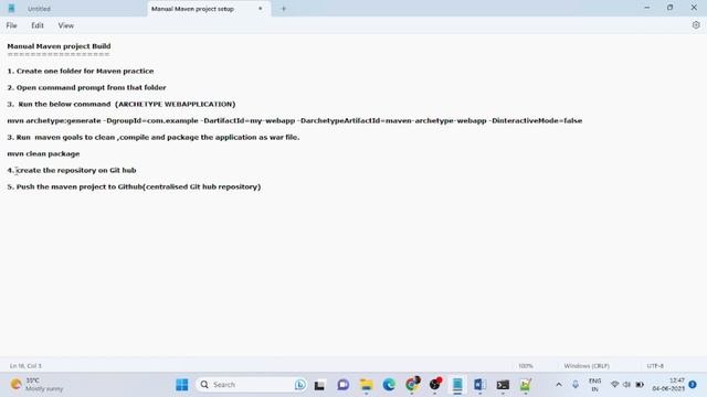 Manual Maven Build webapplication смотреть онлайн