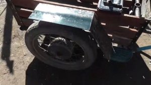 Самодельный прицеп для мотоблока. Дёшево