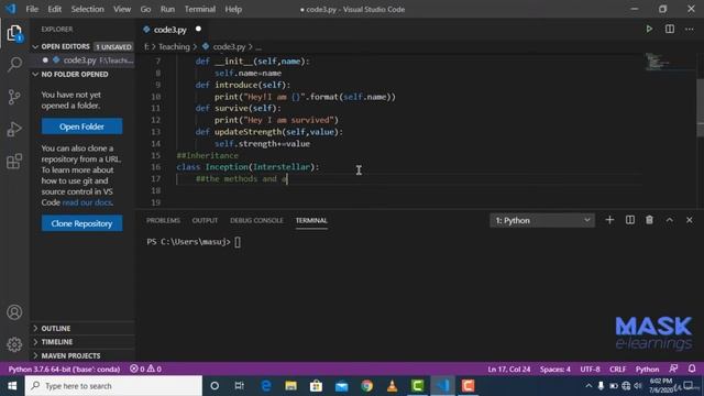 #6 Inheritance through Interstellar and Inception | Object Oriented Programming | Python смотреть онлайн
