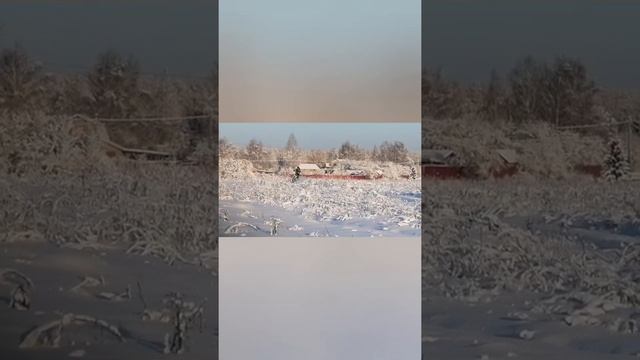 Самодельный снегоход или снегокат? первый выезд после сборки. смотреть онлайн