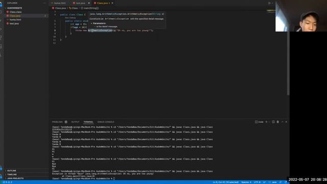 Class 5 of Cloud Classroom 2022 Spring, CS304 - Introduction to Java смотреть онлайн