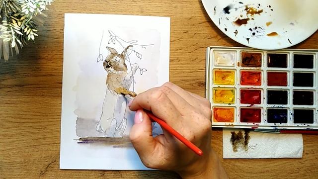 Как нарисовать зайчика. Пошаговый тыториал. Рисуй со мной
