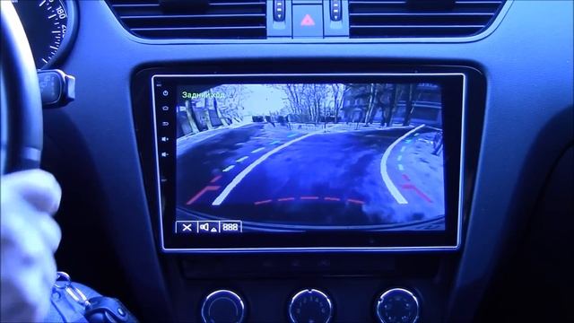 Работа камер заднего вида AVIS AVS326CPR с динамическими парковочными линиями смотреть онлайн