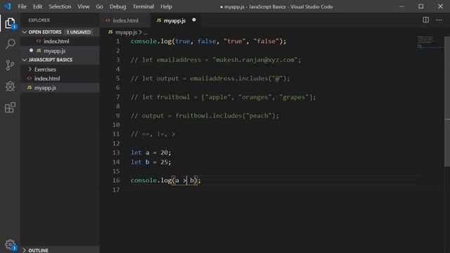 Boolean And Comparisons смотреть онлайн