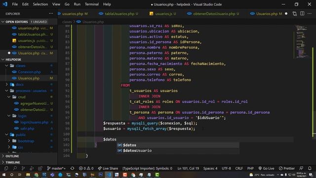 Sistema HelpDesk con PHP y MySQL | Programación modulo usuarios (update) (P3). Cap 12 смотреть онлайн