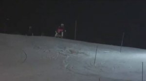 юные горнолыжники ( тренер С.Сергеев ) на тренировке по слалому в январе 2015 ( 2)