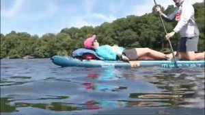 MyBoat 11.5 foot inflatable paddle board, Lake Malone State Park, KY