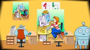 Техника безопасности при работе за компьютером :)