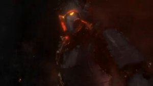 Йода встречает призрака Дарта Бейна на Коррибане.