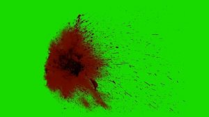 Брызги крови - Хромакей | Chroma key blood splatters
