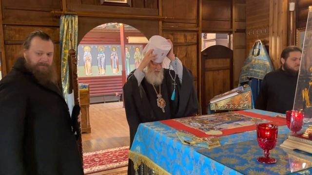 Митрополит Агафангел посетил скит в честь иконы Божьей Матери «Всецарица» смотреть онлайн