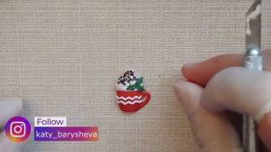 Декоративные прищепки с новогодним декором из полимерной глины своими руками.  Часть 2.