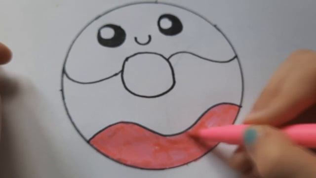 Как нарисовать пончик смотреть онлайн