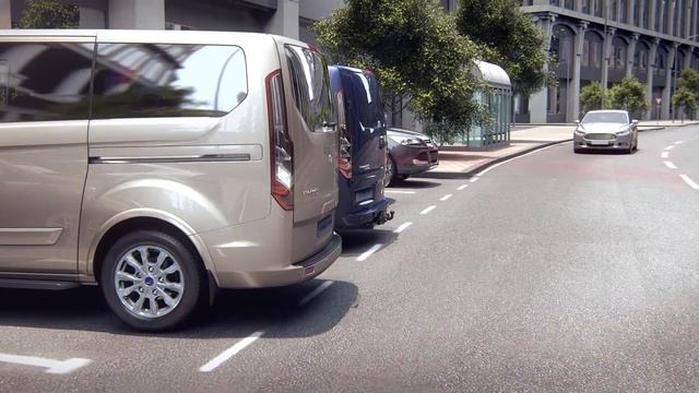 New Ford Tourneo Custom BLIS Cross Traffic Alert | Ford UK смотреть онлайн