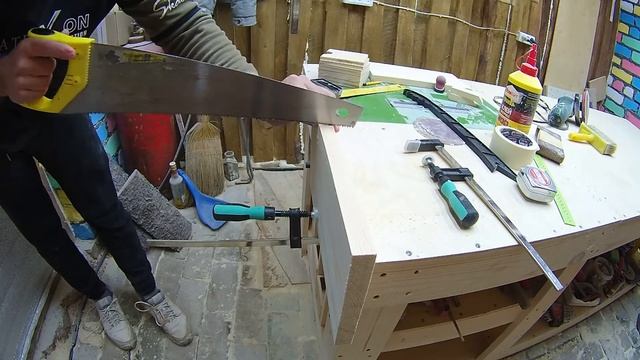 Обустройство и система хранения в мастерской// Встроил ящики в рабочий стол//Workshop storage syste смотреть онлайн