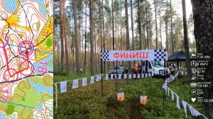 Спортивное ориентирование (headcam orienteering) - Белые Ночи 2023, Сосново, средняя - 30.06.23