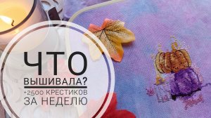 Продвижения за неделю 02.09. - 09.09. | Вышивка крестом