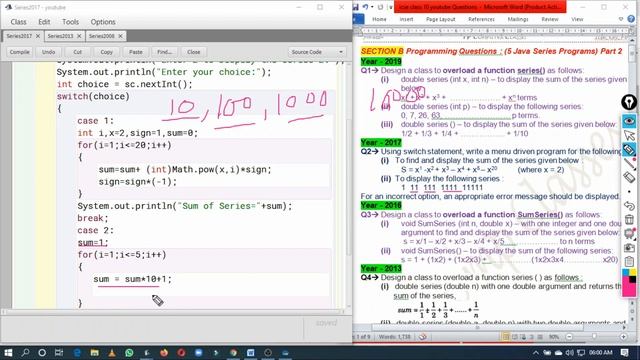 5 Most Important Series in Java | P2 | Section B Programming Icse class 10 | Icse Board 5 papers смотреть онлайн