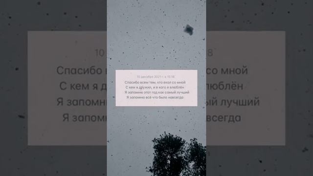 ~Новый звук для твоих воспоминаний 🌲💗 Можно актив🤍