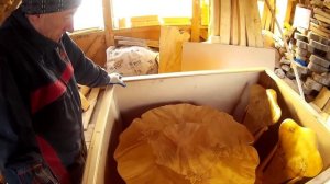 Деревянная, эксклюзивная мебель из капа, инкрустация, берёза. Мастер Анатолий Милош. Часть 25.