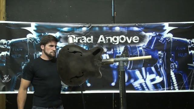 Custom Guitar Painting: the Red Jazz Guitar смотреть онлайн